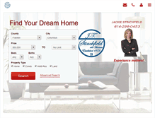 Tablet Screenshot of columbusdreamhomes.com
